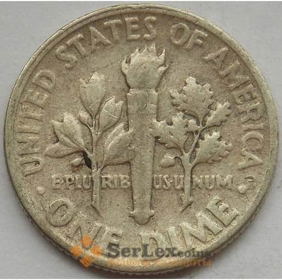 США дайм 10 центов 1954 КМ195 VF арт. 12821