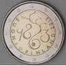 Финляндия 2 евро 2013 Парламент 150 лет КМ190 UNC  арт. 13368
