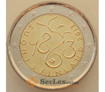Монета Финляндия 2 евро 2013 Парламент 150 лет UNC (НВВ) арт. 13368