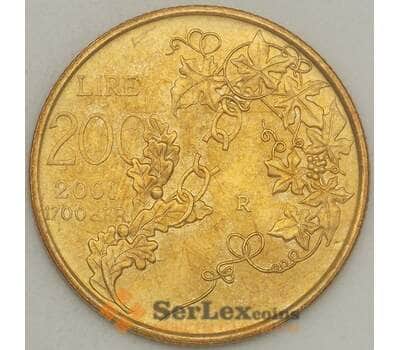 Монета Сан-Марино 200 лир 2001 UNC (n17.19) арт. 21370
