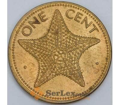 Багамские острова монета 1 цент 1974 КМ59 AU арт. 41348