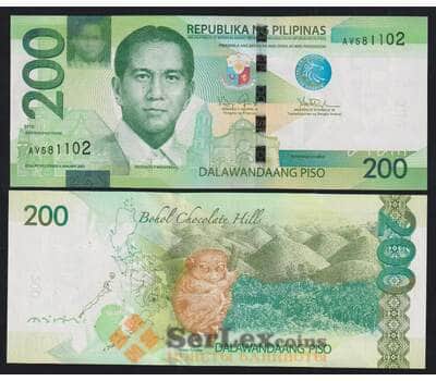Филиппины 200 песо 2015 Р209а UNC арт. 51957