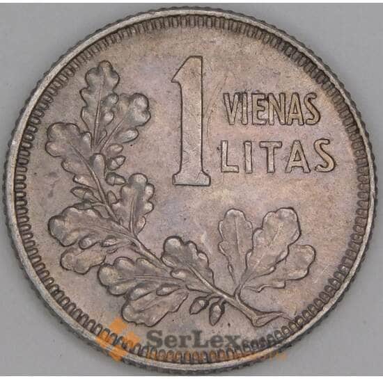 Литва 1 лит 1925 КМ76 XF арт. 53349
