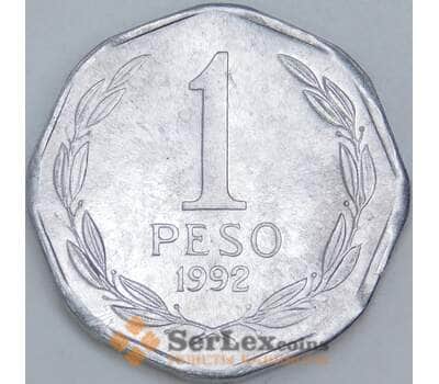 Чили 1 песо 1992 КМ231 UNC арт. 57757