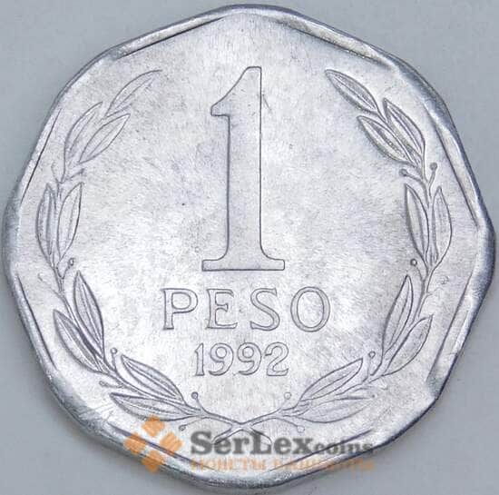 Чили 1 песо 1992 КМ231 UNC арт. 57757