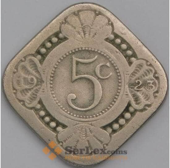 Нидерланды монета 5 центов 1923 КМ153 VF арт. 23637