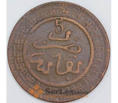 Марокко 5 мазун 1902 Y16.2 VF арт. 57269