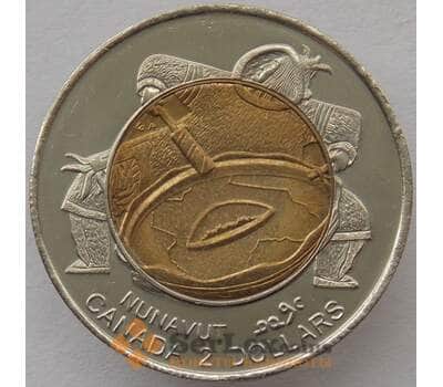 Монета Канада 2 доллара 1999 КМ357 UNC Основание Нунавута (J05.19) арт. 15649