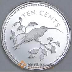 Белиз 10 центов 1974 КМ40а Proof арт. 57159 Белиз 10 центов 1974 КМ40а Proof арт. 57159