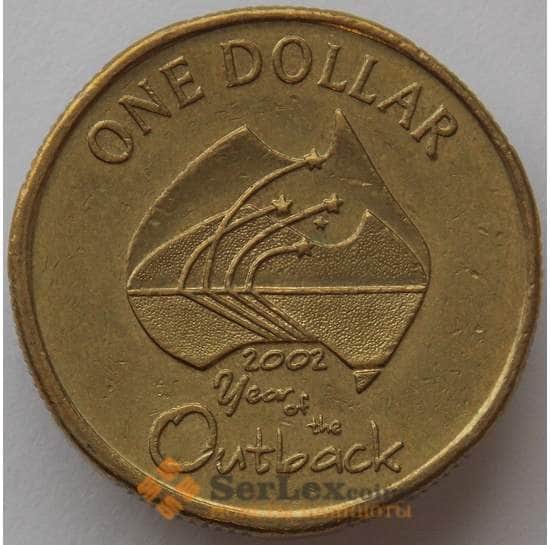 Австралия 1 доллар 2002 КМ600 XF Год отдаленных районов (J05.19) арт. 17128