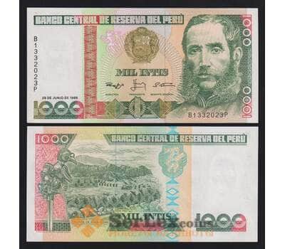 Банкнота Перу 1000 инти 1988 Р136b UNC арт. В00928