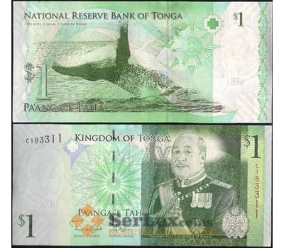 Банкнота  Тонга 1 паанга 2009 Р37 UNC  арт. В00962