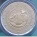 Монета Андорра 2 евро 2015 Совершеннолетие 30 лет закону UNC Блистер арт. С03087