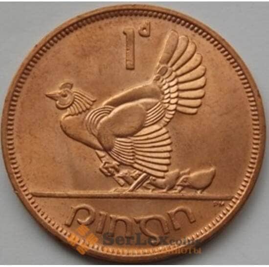 Ирландия 1 пенни 1940-1968 КМ11 aUNC арт. С03131