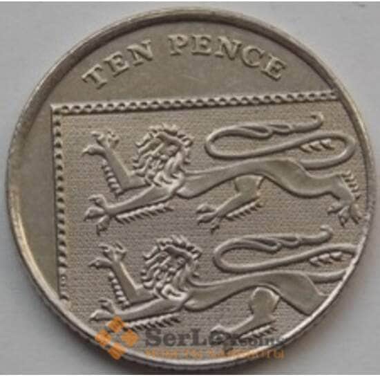 Великобритания 10 пенсов 2008 КМ1110 арт. С03093