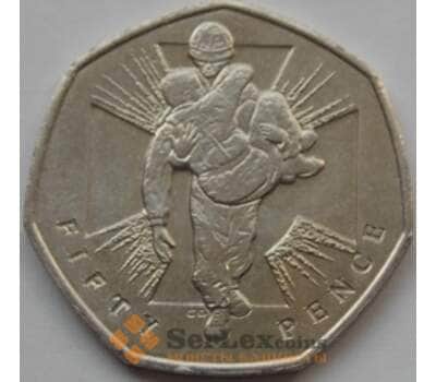 Монета Великобритания 50 пенсов 2006 КМ1058 Героический акт арт. С03097