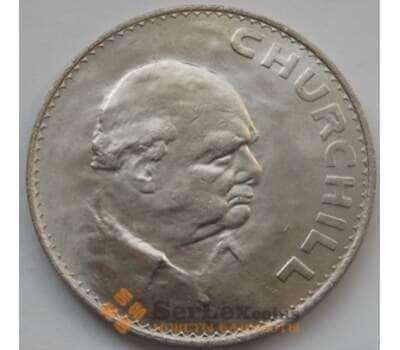 Монета Великобритания 1 крона 1965 КМ910 Черчиль арт. С03102