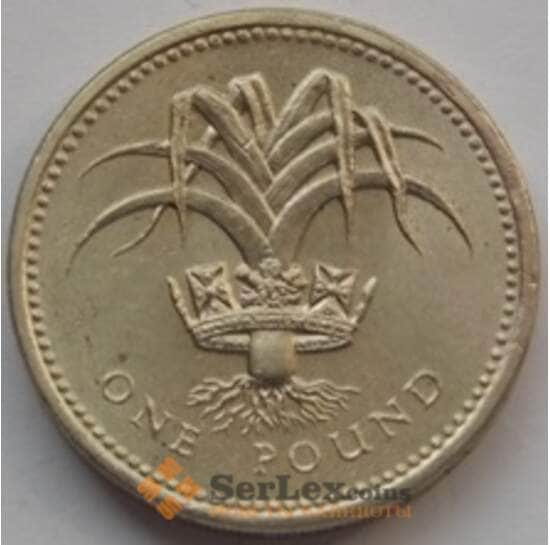 Великобритания 1 фунт 1985-1990 КМ941 UNC арт. С03114