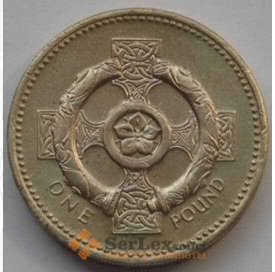 Великобритания 1 фунт 1996 КМ972 UNC арт. С03118