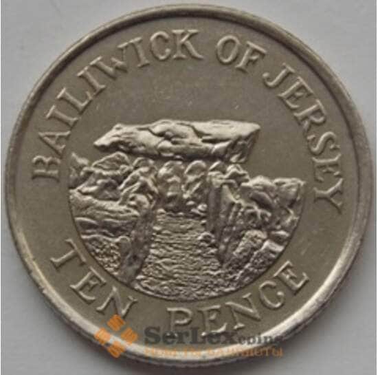 Джерси 10 пенсов 1992-1998 КМ57.2 арт. С03125