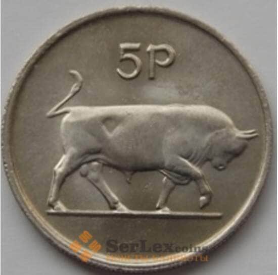 Ирландия 5 пенсов 1969-1990 КМ22 AU арт. С03136
