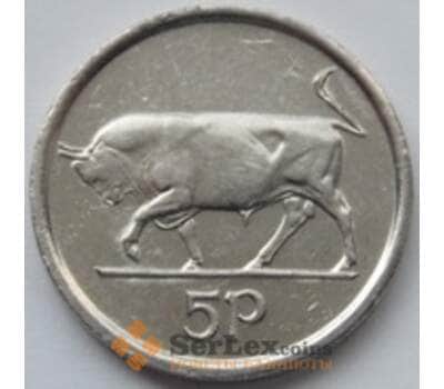 Монета Ирландия 5 пенсов 1992-2000 КМ28 XF арт. С03141