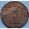 Норвегия 5 эре 1952-1957 КМ400 XF арт. С03193