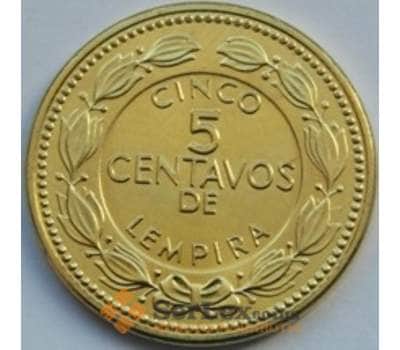Монета Гондурас 5 сентаво 2010-2012 UC1 UNC арт. С03203