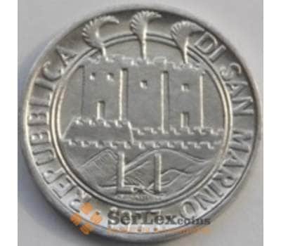 Монета Сан-Марино 1 лира 1977 КМ63 UNC ФАО арт. С03208