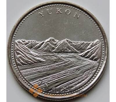 Монета Канада 25 центов 1992 КМ220 UNC Юкон арт. С03237