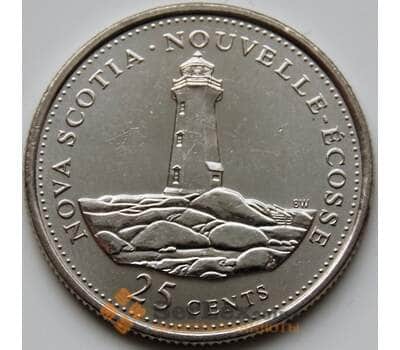 Монета Канада 25 центов 1992 КМ231 UNC Новая Шотландия арт. С03238