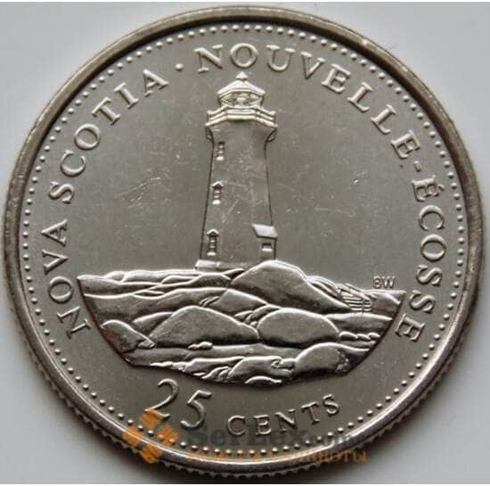 Канада 25 центов 1992 КМ231 UNC Новая Шотландия арт. С03238