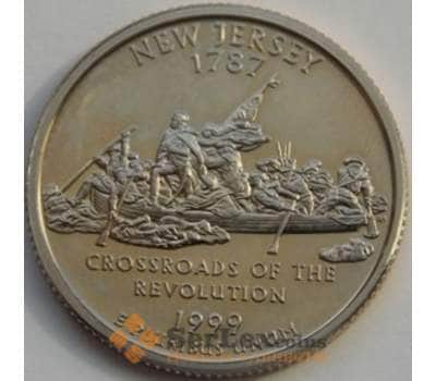 Монета США 25 центов 1999 Нью-Джерси S Proof арт. С03258