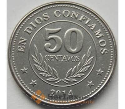 Монета Никарагуа 50 сентаво 2007-2014 KM88b UNC арт. С03270