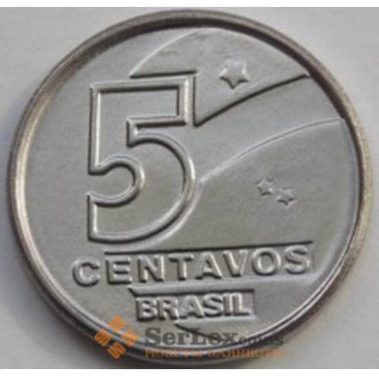 Бразилия 5 сентаво 1989-1990 КМ612 UNC арт. С03273