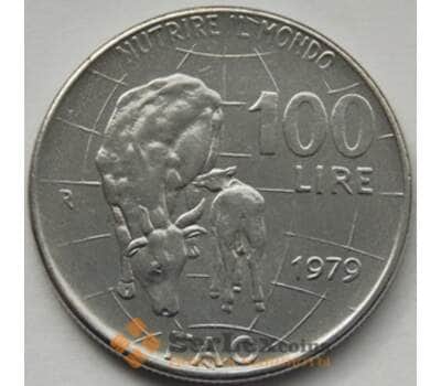 Монета Италия 100 лир 1979 KM106 UNC ФАО арт. С03277