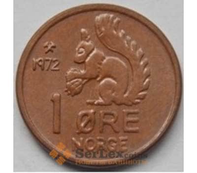 Монета Норвегия 1 эре 1958-1972 КМ403 UNC Фауна арт. С03280