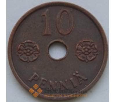 Монета Финляндия 10 пенни 1942 КМ33 XF арт. С03299