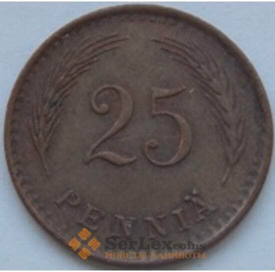 Финляндия 25 пенни 1942 КМ25a VF арт. С03298