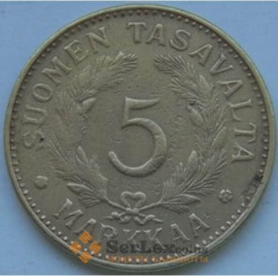 Финляндия 5 марок 1948 КМ31а VF арт. С03305