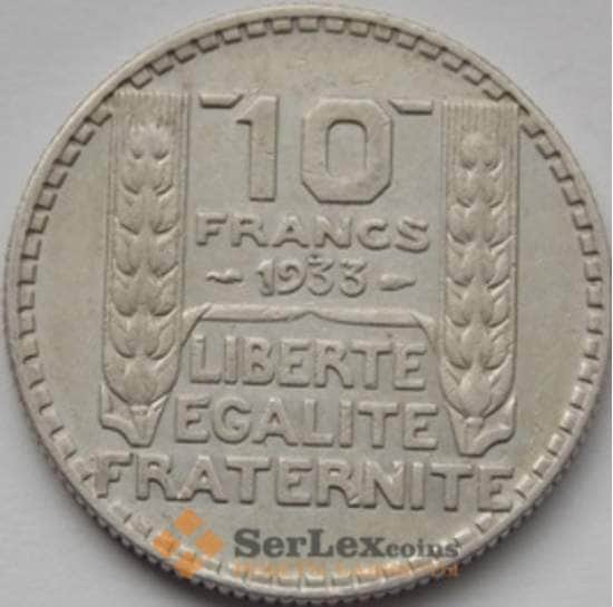 Франция 10 франков 1933 КМ878 XF арт. С03321