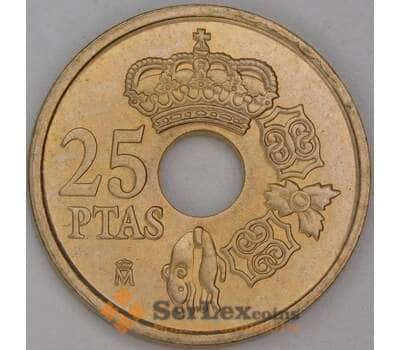 Монета Испания 25 песет 2000 КМ1013 UNC арт. С03338