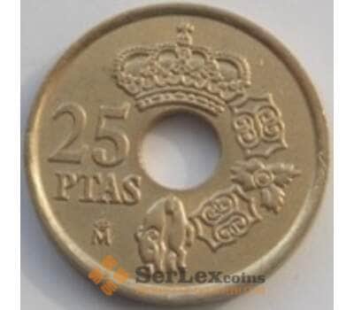 Монета Испания 25 песет 2000 КМ1013 UNC арт. С03338