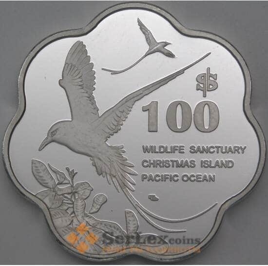 Киритимати 100 долларов 2019 UNUSUAL Prooflike Калибри арт. 26290