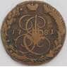 Россия 5 копеек 1781 ЕМ VF арт. 39184