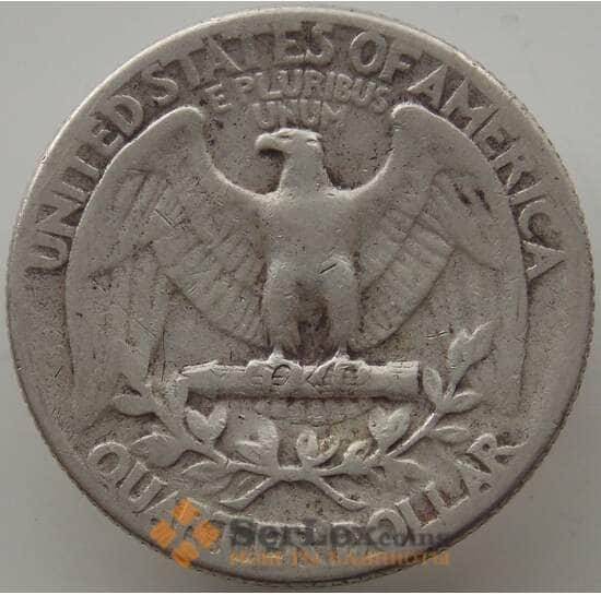 США 25 центов квотер 1942 KM164 VF арт. 12272