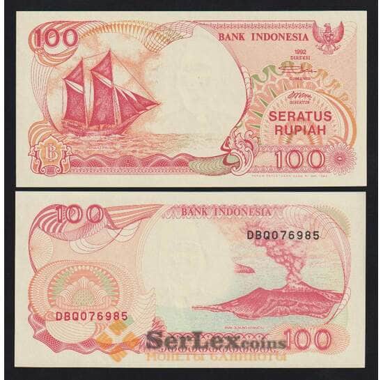 Индонезия 100 рупий 1992 Р127а UNC арт. 54650