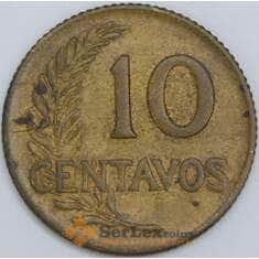 Перу 10 сентаво 1959 КМ224 XF арт. 57588