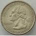 Монета США 25 центов 2002 P КМ308 aUNC Нью Гемпшир арт. 15429