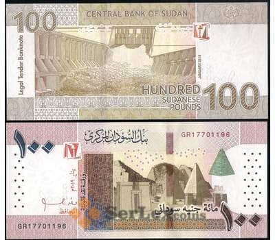 Банкнота Судан 100 фунтов 2019 РW77 UNC арт. 31031